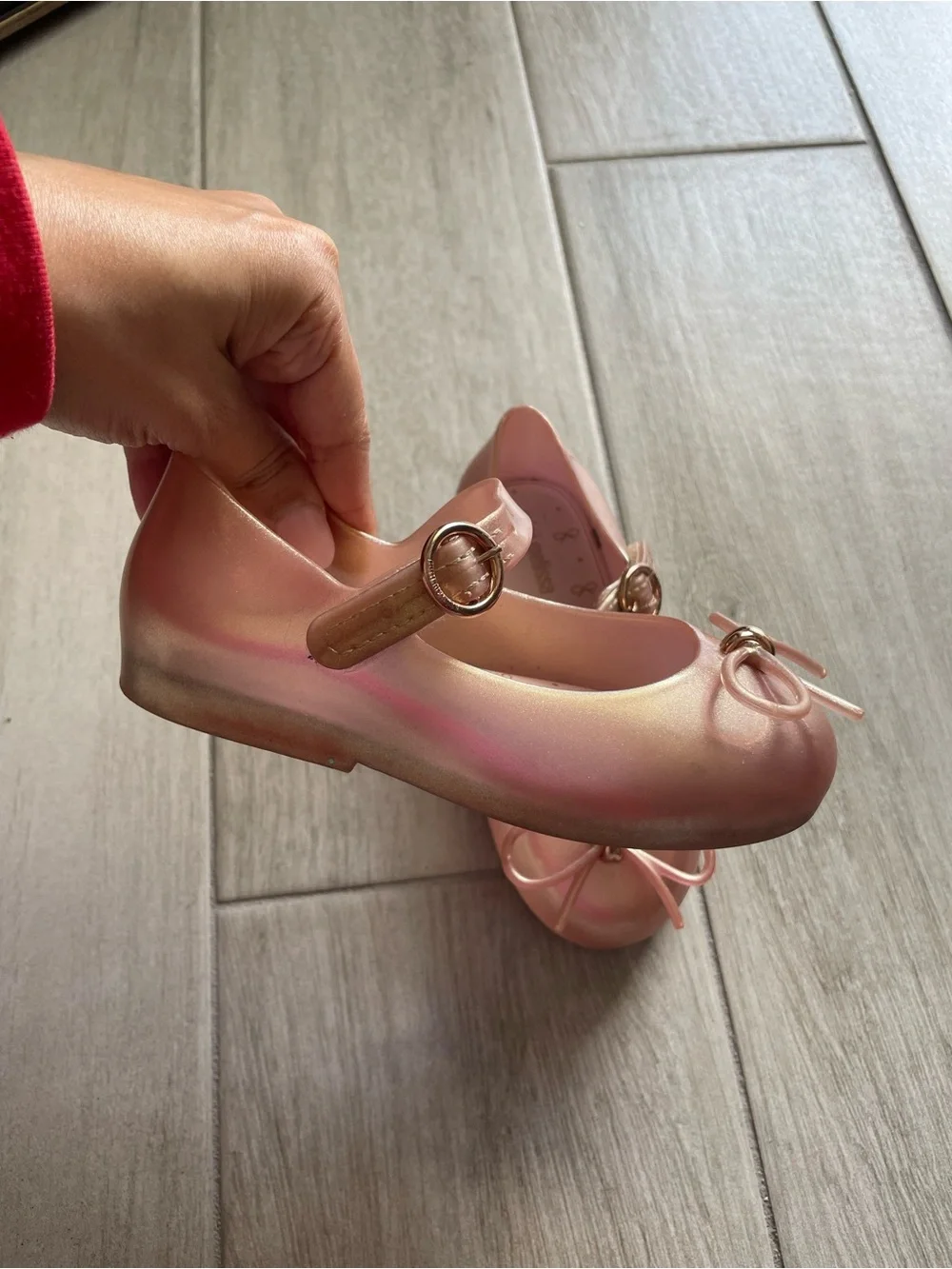Mini Melissa Girls Sweet Love Flats - Toddler